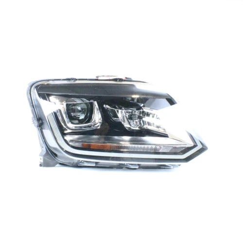 Farol Máscara Negra Direito (Passageiro) LED Xenon VW 2H1941018A