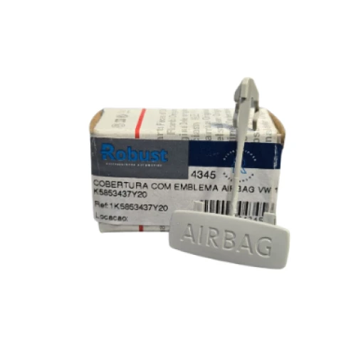 Cobertura com Emblema Airbag VW 1K5853437Y20 Cobertura com Emblema Airbag VW 1K5853437Y20